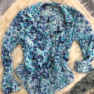 Lilly Pulitzer button-up blouse XS